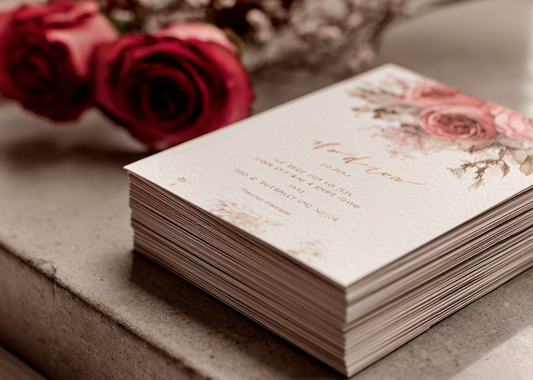 Пример бумажного приглашения